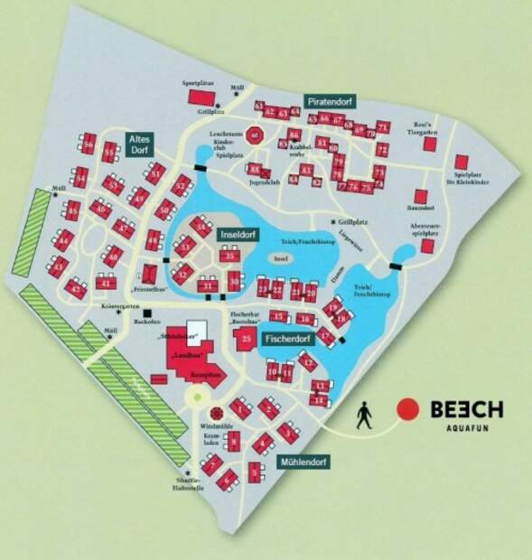 BEECH Resort ++ Ferienwohnungen an der Mecklenburgischen Seenplatte am Fleesensee