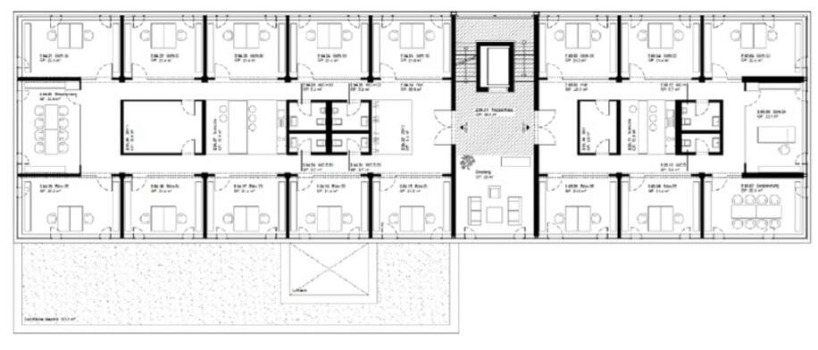 Grundriss 2. Obergeschoss