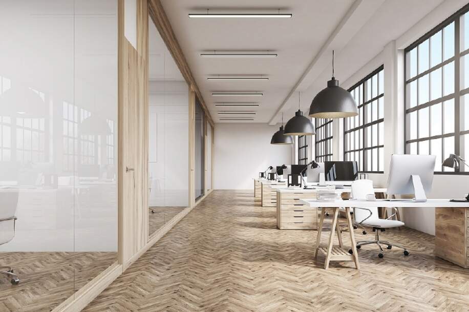 Beispiel Büro nach Sanierung - Immobilienmakler Dresden, Chemnitz, Leipzig