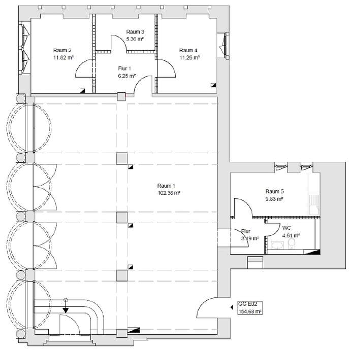 Grundriss Gartengeschoss