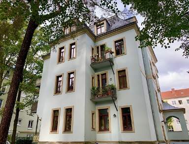 Dresden Striesen - 2-Raum Wohnung mit Balkon im schönen Dresdener Villenviertel