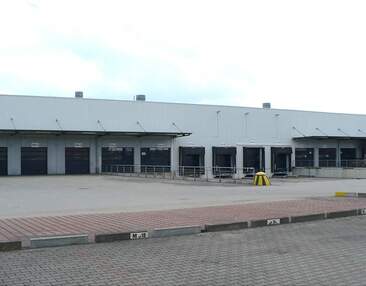 Moderne Lagerfläche in Hallenneubau am Flughafen Leipzig-Halle