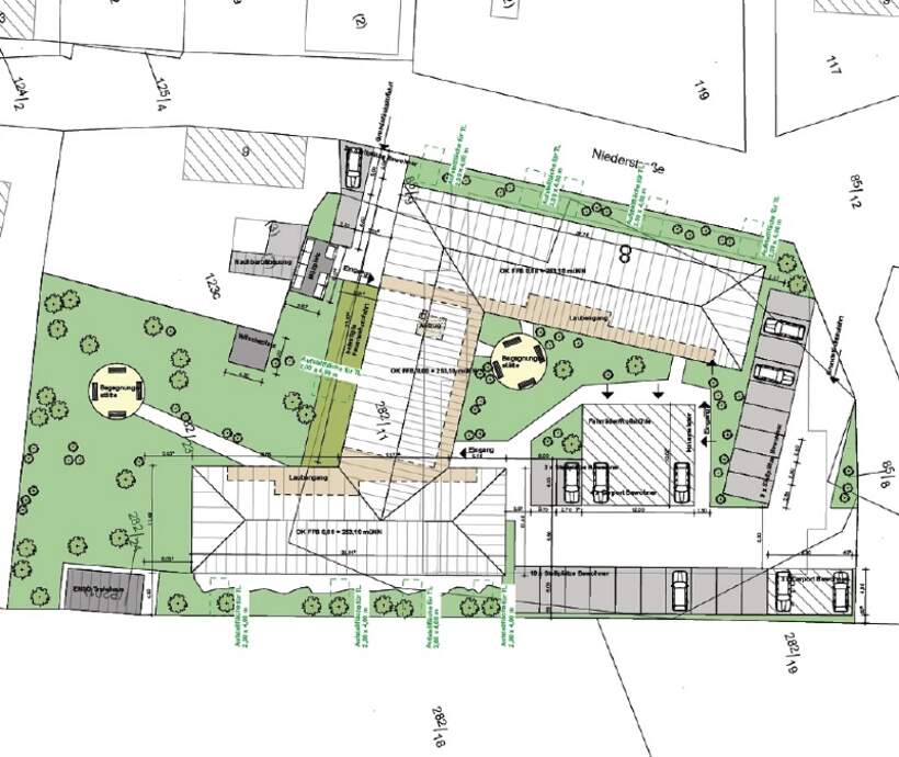 Lageplan Neubau