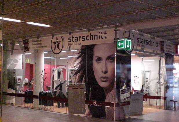 Friseurgeschäft eröffnet im Flughafen Dresden
