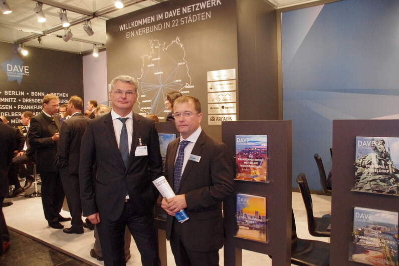 EXPO REAL 2014 in München - DER IMMO TIP am Gemeinschaftsstand DAVE