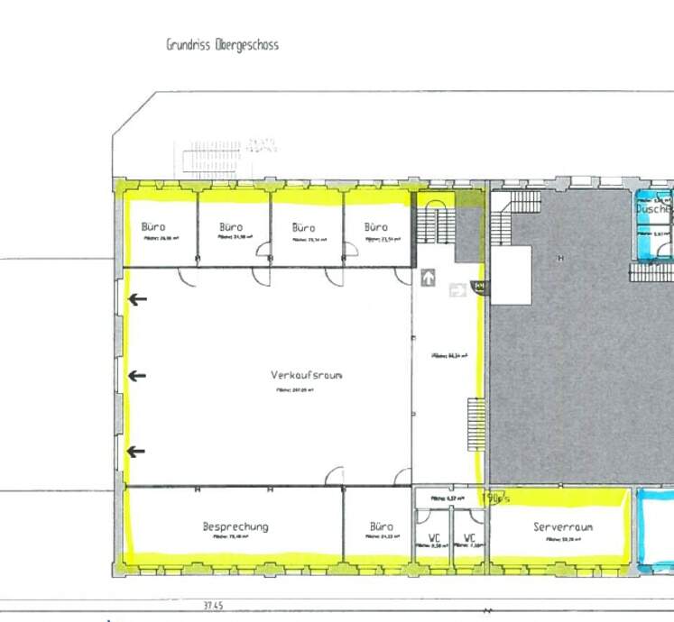 Grundriss Obergeschoss